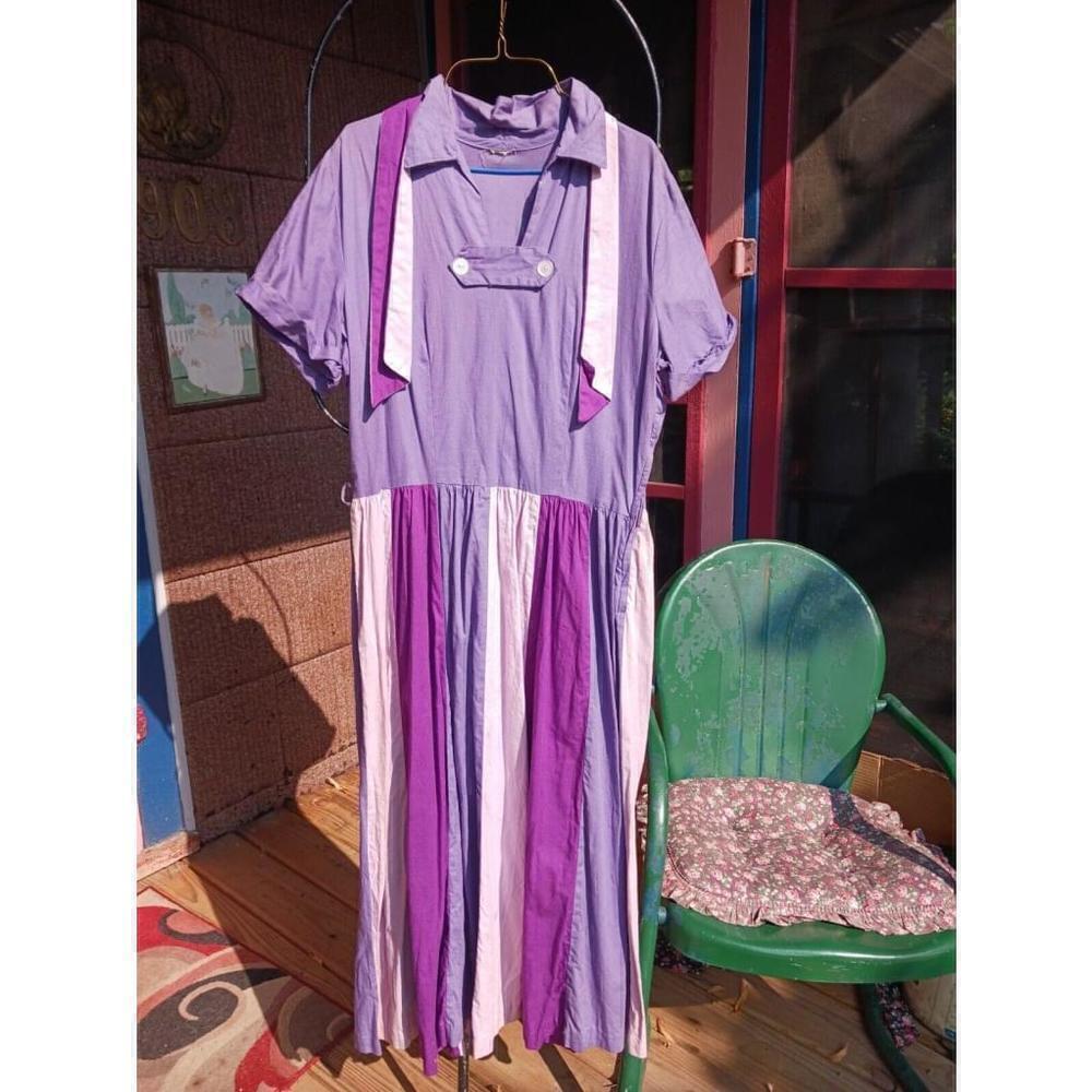 VTG 1960s Purple Dress Size 10